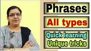 Phrases  What are Phrases  Kinds of Phrases  Full concept of Phrases Tricks of Phrases [upl. by Aizitel]