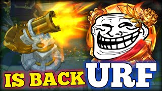 URF IS BACK THE FIRST URF SETT GAME ON YOUTUBE 1 SECOND COOLDOWNS  BunnyFuFuu [upl. by Pownall]