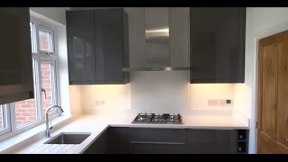 DIY Kitchen Refurbishment  Ikea kitchen  Underfloor heating  Quartz worktop [upl. by Tybi]