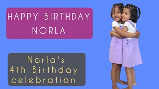 Norlas 4th birthday celebration 2024  woeseltainment [upl. by Artap]