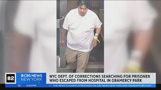 DOC searching for prisoner who escaped from Gramercy Park hospital [upl. by Eissen]