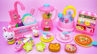 11 Minutes Satisfying with Unboxing Cute Pink Rabbit Kitchen Playset Collection ASMR  Review Toys [upl. by Gardol]