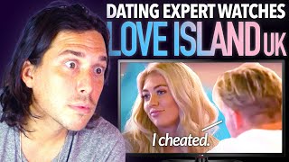 Dating Expert Reacts to LOVE ISLAND UK  Creepiness Flirting Showing Attraction [upl. by Adnawt]