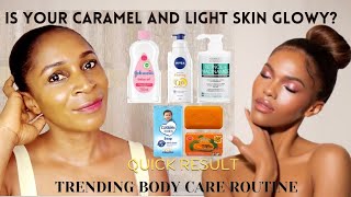 How to get an Attractive glowing and even Caramel and Light Skin Effective Skincare guide [upl. by Tebasile384]