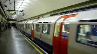 Piccadilly Line train  1973 stock leaving Wood Green station [upl. by Jovia]