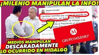 ¡URGENTE MANIPULAN LA INFORMACIÓN quotTODAS LAS PRUEBASquot AMLO EN TULA [upl. by Ahsuat320]