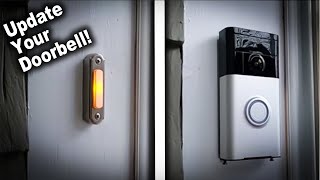 How To Replace a Wired Doorbell with Ring Video Doorbell  DiY Install [upl. by Naujtna282]