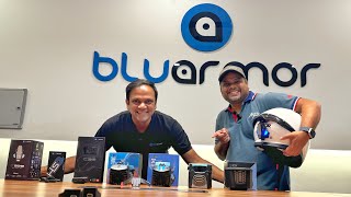 Making of the FIRST HELMET COOLER to Worlds BEST Bluetooth Helmet Intercom  The BluArmor Story [upl. by Edrahc]