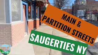 Partition and Main Street Saugerties New York  NY   A Ramblin Quick Walk [upl. by Brian122]