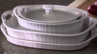 Corningware  French White 25 Quart Oval Casserole With Lid [upl. by Violante]