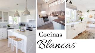 IDEAS DE DECORACIÓN PARA COCINAS  Cocinas en color BLANCO  AVanguardia [upl. by Lanam464]