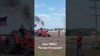 Allis Chalmers 190XT pulling 6700 KOH 5mph at Bancroft NE 2024 [upl. by Ycats]