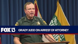 Sheriff Grady Judd Polk County attorney arrested for theft of over 100k [upl. by Aikam]