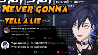 Yugo gets rickrolled [upl. by Anelec]