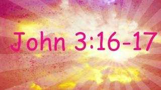 John 316  Bible Memory Verse Song For Children [upl. by Oiludbo216]