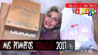 HAUL REBAJAS 2017  NIKE ADIDASSHANABERSHKA Β·PATRIZIENTAΒ· [upl. by Nnomae]