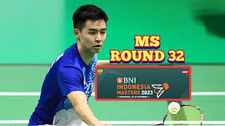 R32🇲🇾CHEAM JUNE WEI 🆚️ 🇲🇨MARCELLYNO🔥😱‼️indonesiamasters2023 [upl. by Gussie]