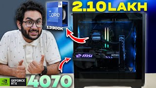 Rs 2 Lakh MSI Gaming PC Build  Intel Core i913900K x RTX 4070 [upl. by Prestige586]