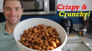 Homemade air fryer chickpeas  savory or sweet [upl. by Kcirdot]