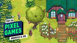 Top 25 Pixel Art RPG Games for Android amp iOS  Best So Far [upl. by Hairym]