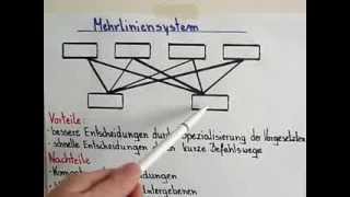 BWLGrundlagen Organisationsformen Mehrliniensystem [upl. by Aneeuqahs]