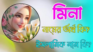 মিনা নামের অর্থ কি  Mina namer ortho ki  Mina name meaning [upl. by Rintoul]