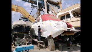 Boat Wrapping Airon Marine 43 T Top [upl. by Eldoria]