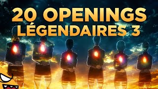 Les 20 OPENINGS les plus CULTES que des bangers 📺 [upl. by Ardnuyek]