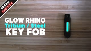 Glow Rhino Tritium GITD Key Fob Best Tritium EDC Keychain [upl. by Wieche35]