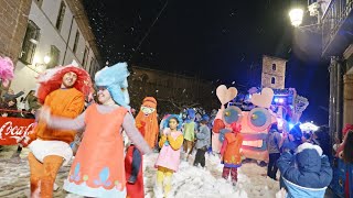 Carnaval Antroxu Aviles Asturias Spain Foam party Descenso de Galiana 2024 [upl. by Oiramej]