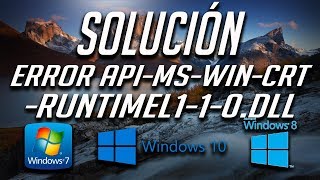 Solución al Error Falta apimswincrtruntimel110dll en Windows 1087 [upl. by Blanche257]