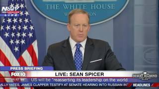 FULL Sean Spicer White House Press Briefing 5917 FNN [upl. by Sagerman952]