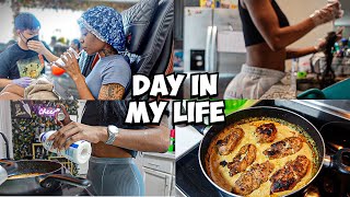 Vlog Diaries 12 A day w me  Getting my hair doneTaking Tremani to get his hair done etc🧑🏼‍🍳 [upl. by Eniamrahc546]