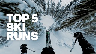 My Top 5 Ski Runs of 2023  GoPro POV 4K [upl. by Evad291]