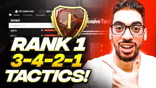 THE BEST RANK 1 META 3421 FORMATION amp CUSTOM TACTICS FOR EAFC 24 ULTIMATE TEAM [upl. by Adnert]