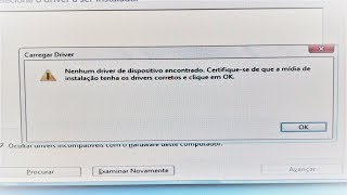 Nenhum driver de dispositivo encontrado Solução [upl. by Candless553]