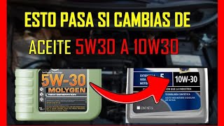 🤔Se Puede Cambiar De ACEITE De MOTOR 5w30 a 10w30  Te Respondo AQUI😳 [upl. by Nicram]