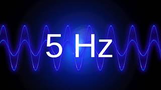 5 Hz clean pure sine wave BASS TEST TONE frequency [upl. by Airun291]