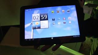 Acer Iconia Tab A700 Hands On Deutsch CES Vegas 2012 [upl. by Siver]