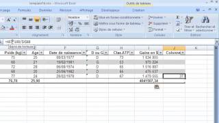 Excel 2007 tutoriel 10  Notion de référence relative et absolue [upl. by Yelac]