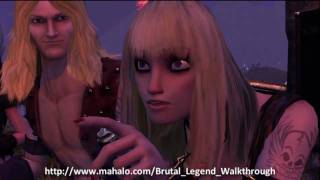 Brutal Legend Walkthrough  Mission 2 Exploited in the Bowels of Hell Part 1 [upl. by Kenti]