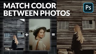 How to Match Color Between Images in Photoshop [upl. by Nezam]