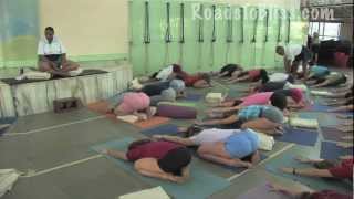 Geeta S Iyengar teaching Adho Mukha Virasana [upl. by Troc]