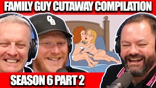 Family Guy Cutaway Compilation Season 6 Part 2 REACTION  OFFICE BLOKES REACT [upl. by Tomlin85]