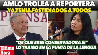 USTED ME DIFAMA PRESIDENTE Reportera confronta a AMLO [upl. by Weiss467]