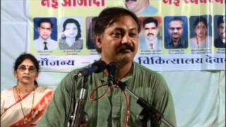 Shri Rajiv Dixits Lecture at Dewas  6 April 2010  Bharat Swabhiman Andolan [upl. by Aennil]