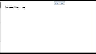 0611 Normalformen Zusammenfassung [upl. by Zinnes]