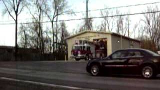 townline truck 6 responding to a fire alarm [upl. by Arotahs561]