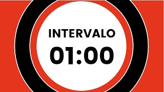 CRONOMETRO  Duración 1 hora  Intervalos de 1 minuto  Sin descanso  Sin música [upl. by Thomasa]