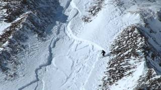 Skier and Avalanche in Tignes France  Viral Video UK [upl. by Anihsit918]